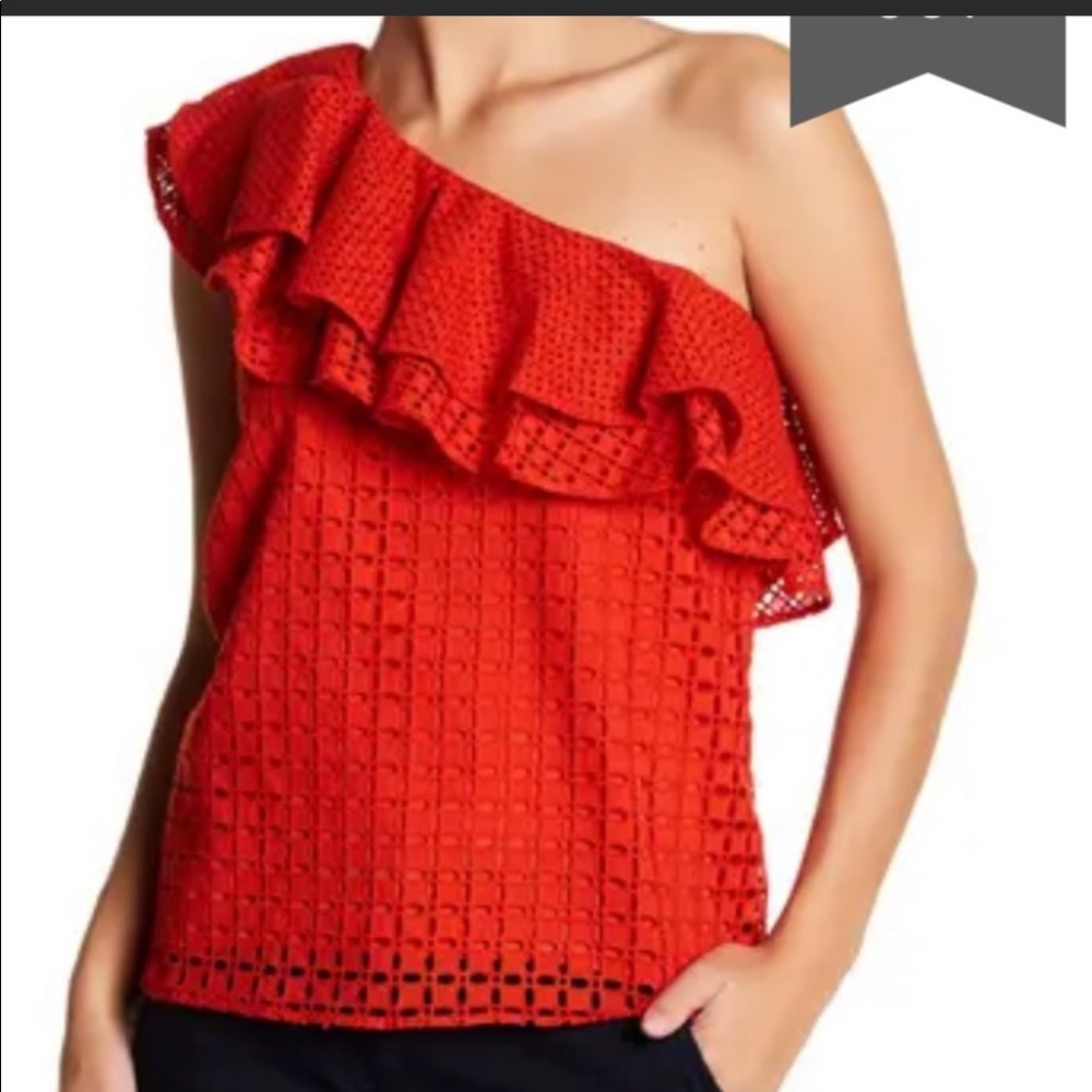 J. Crew Sz 2 one shoulder top